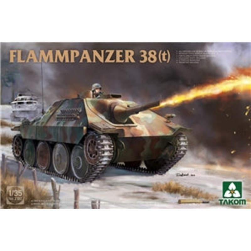 TAKOM 2180 German Army WWII Flammpanzer 38(t) Tank Destroyer  1/35TH SCALE