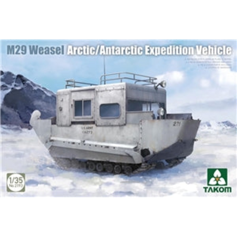 TAKOM 2193  US Army M29C Weasel Arctic/Antarctic Expedition Vehicle  1/35 SCALE