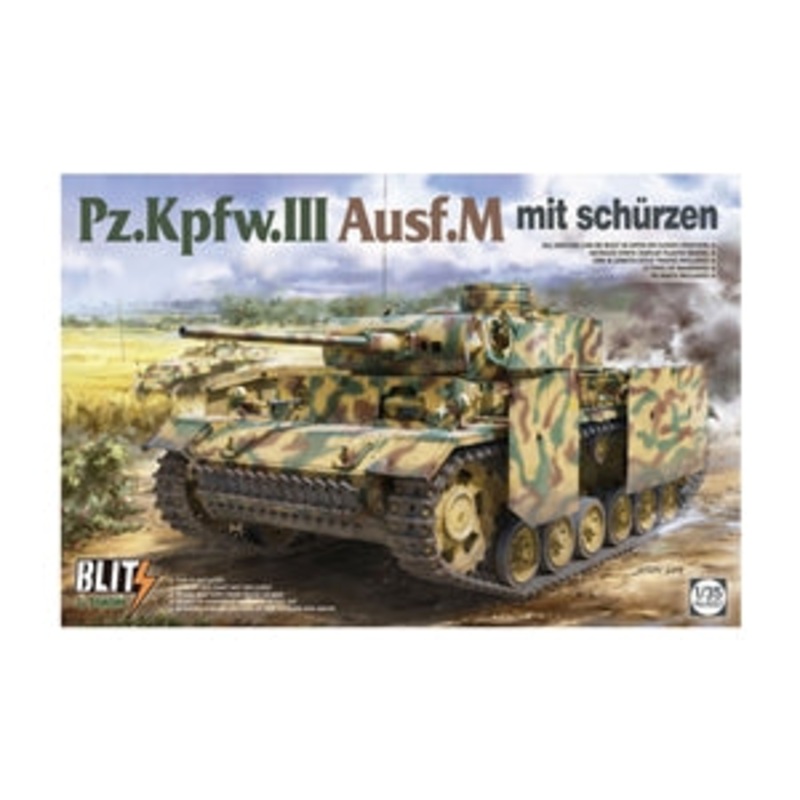 Takom  8002 PzKpfw III Ausf M mit schrzen Blitz  1/35TH SCALE
