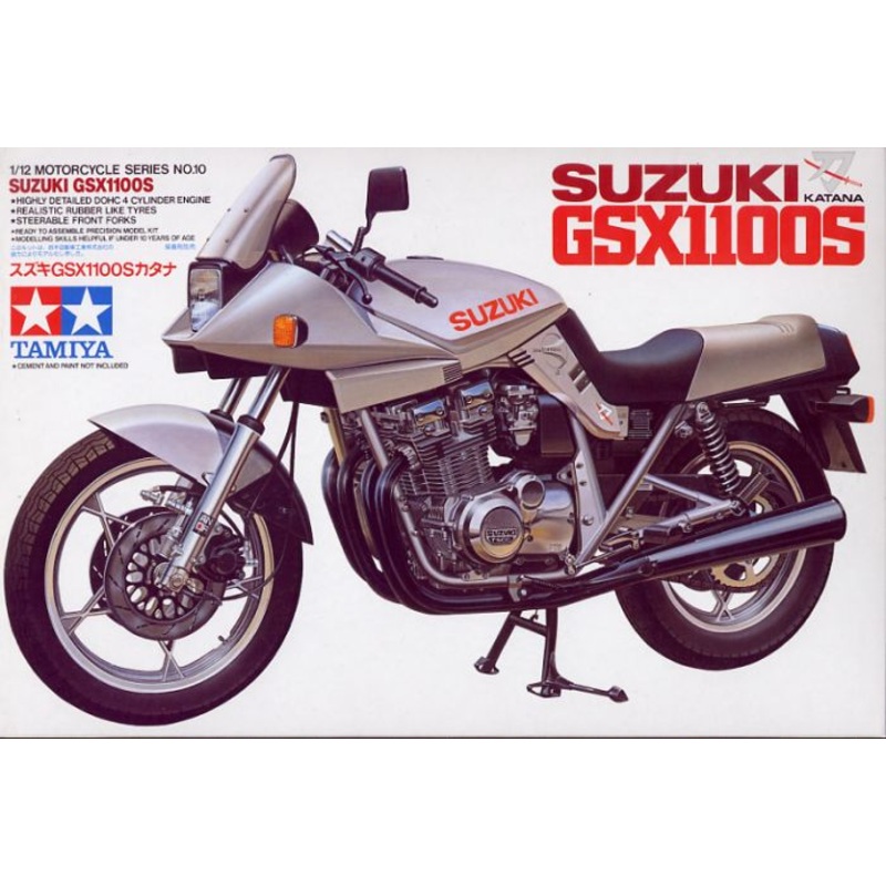 TAMIYA 14010 SUZUKI GSX1100S MOTORBIKE KIT 1/12 SCALE