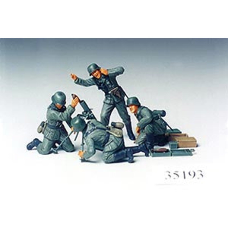 TAMIYA  35193 GERMAN INFANTRY MORTAR SET  1/35 SCALE