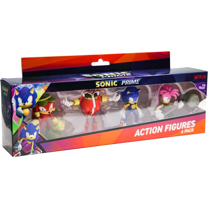 SONIC PRIME PM6040B ACTION FIGURE 4 PACK ARTICULATED FIGURES