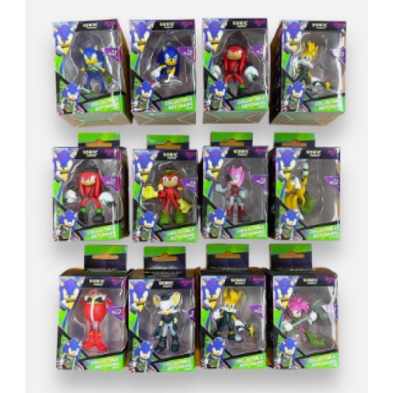 SONIC PRIME SON8012 COLLECTIBLE KEYCHAINS (DESIGNS VARY, SUPPLIED AT RANDOM)