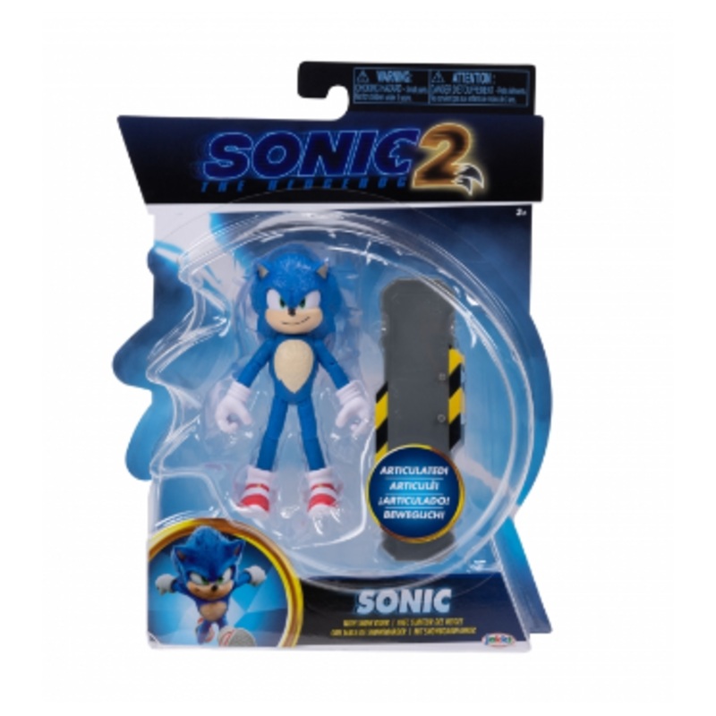 SONIC THE HEDGEHOG 141266 SONIC 4 INCH ARTICULATED FIGURE