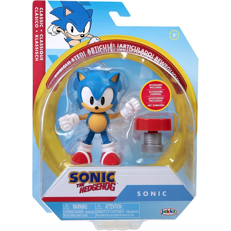 SONIC THE HEDGEHOG 40699 SONIC SPRING ARTICULATED FIGURE