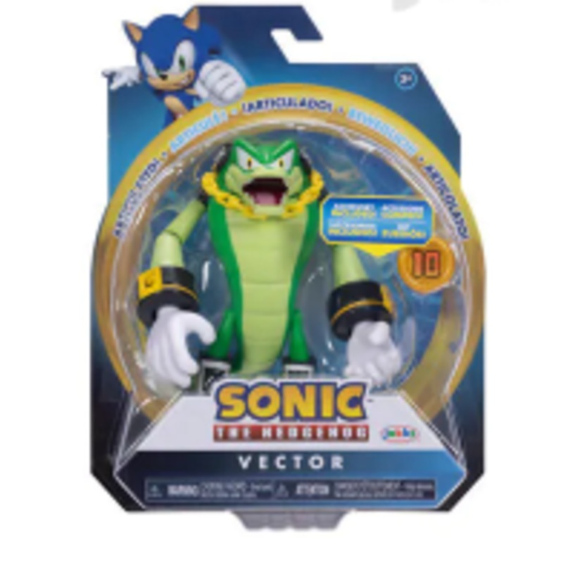 SONIC THE HEDGEHOG 442306 VECTOR WITH SUPER RING FIGURE