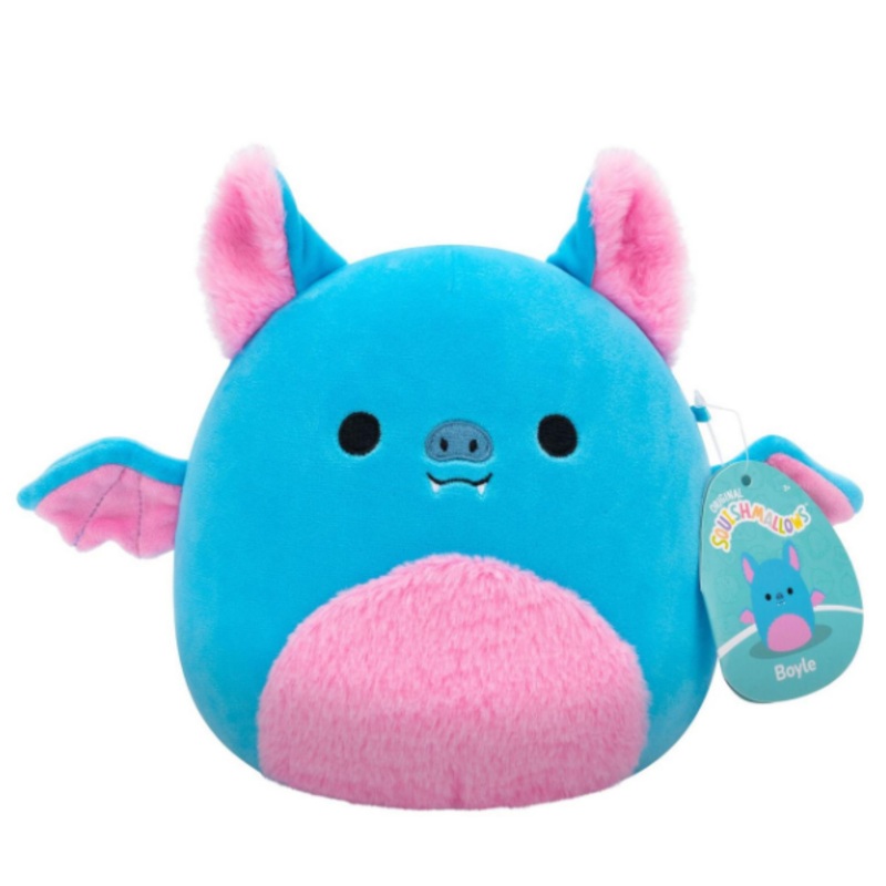 SQUISHMALLOW 06579 BOYLE BLUE FRUIT BAT 7.5" PLUSH