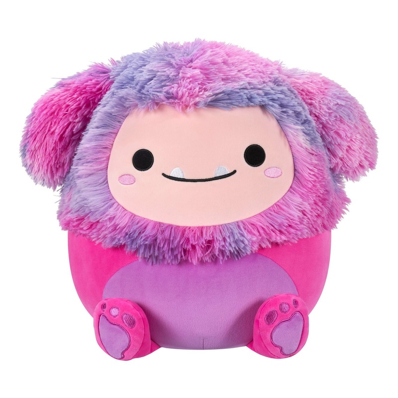 SQUISHMALLOW 5417 12" WOXIE THE MAGENTA BIGFOOT PLUSH