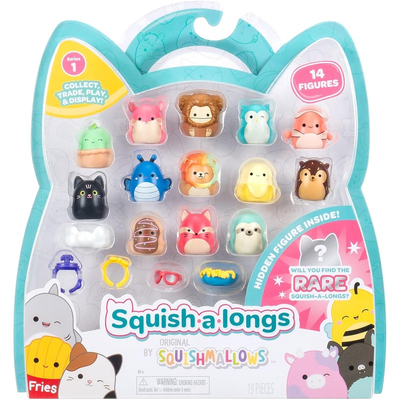 SQUISHMALLOW SQAL0029 SQUISHALONGS 14 FIGURE PACK