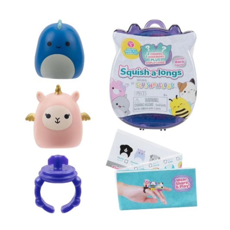 SQUISHMALLOW SQAL0049 SQUISHALONGS BLIND 2 PACK (ASSORTED DESIGNS, SUPPLIED AT RANDOM)