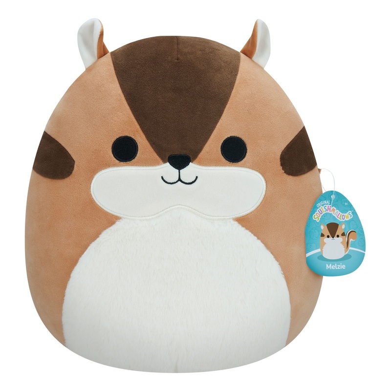 SQUISHMALLOW SQCR04134 12" MELZIE THE BROWN CHIPMUNK PLUSH