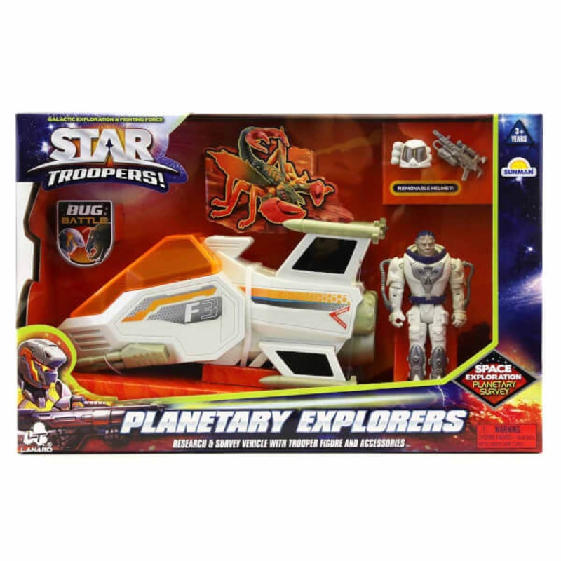 STAR TROOPERS PLANETARY EXPLORERS VEHICLE, FIGURE & ACCESSORIES VEHICLE & FIGURE MAY VARY
