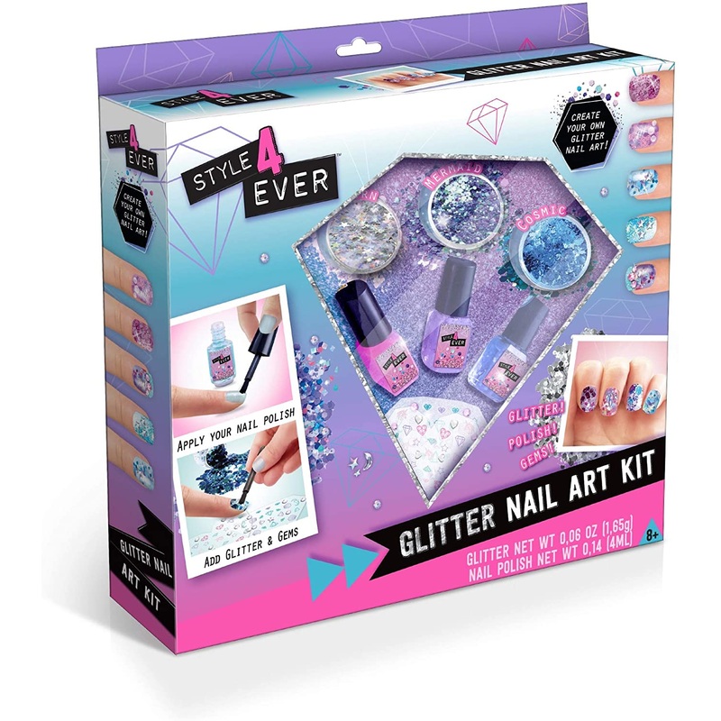 STYLE 4 EVER OFG153 GLITTER NAIL ART KIT