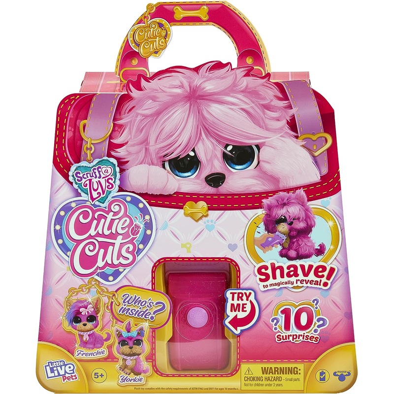 SCRUFF A LUVS 30146 CUTIES CUTS SHAVE AND REVEAL PINK PLAYSET