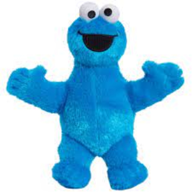 SESAME STREET 57564 FRIENDS 8 INCH PLUSH COOKIE MONSTER