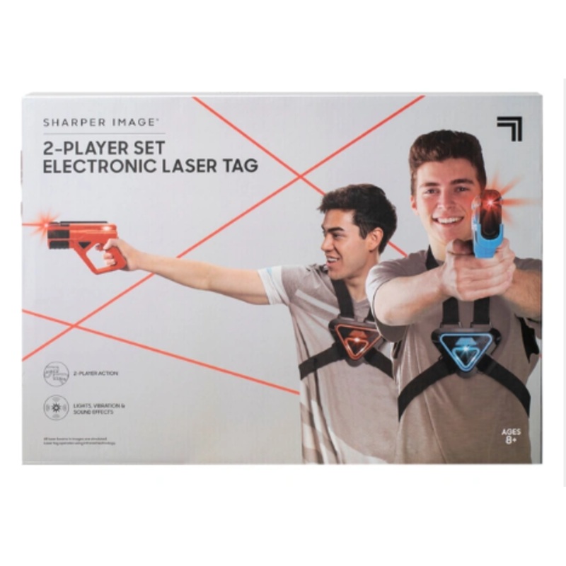 SHARPER IMAGE 1214000231 ELECTRONIC LASER TAG 2 PLAYER SET