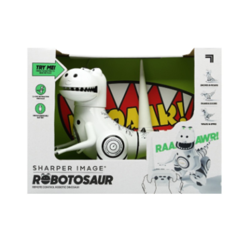 SHARPER IMAGE 1215000341 ROBOTOSAUR RC DINOSAUR