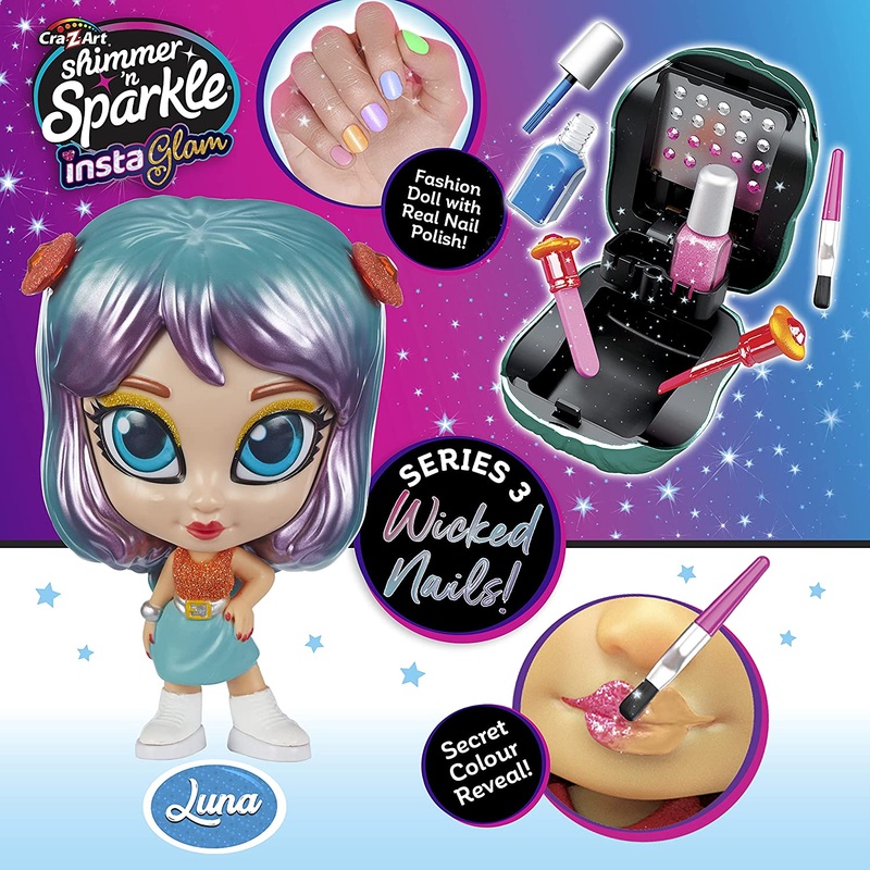 SHIMMER N SPARKLE 7458 INSTA GLAM DOLLS LUNA