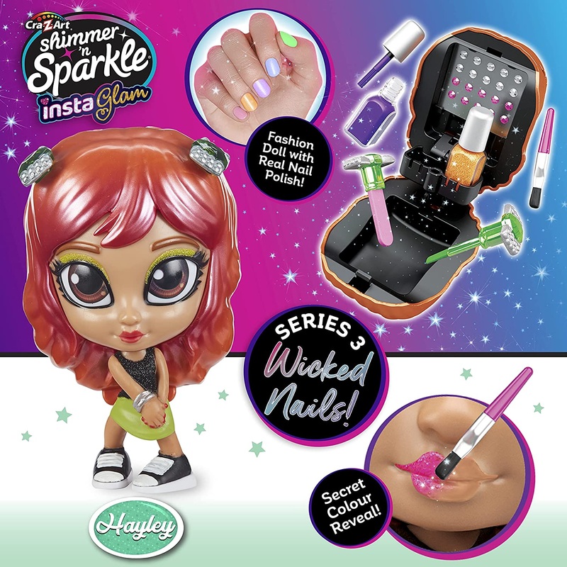SHIMMER N SPARKLE 7460 INSTA GLAM DOLLS HAYLEY