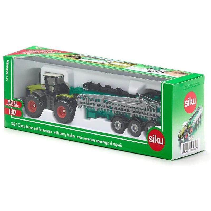 SIKU 1827 CLAAS XERION WITH SLURRY TANKER 1:87 SCALE