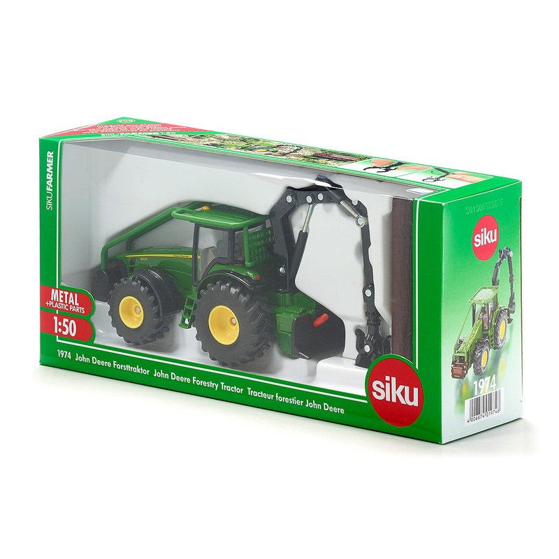 SIKU 1974 JOHN DEERE FORESTRY TRACTOR 1:50 SCALE