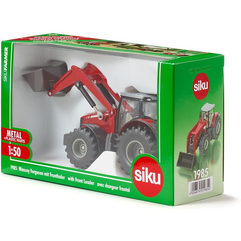 SIKU 1985 MASSEY FERGUSON WITH FRONT LOADER 1:50 SCALE
