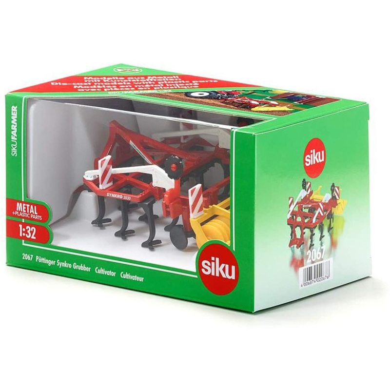 SIKU 2067 POTTINGER SYNKRO CULTIVATOR 1:32 SCALE