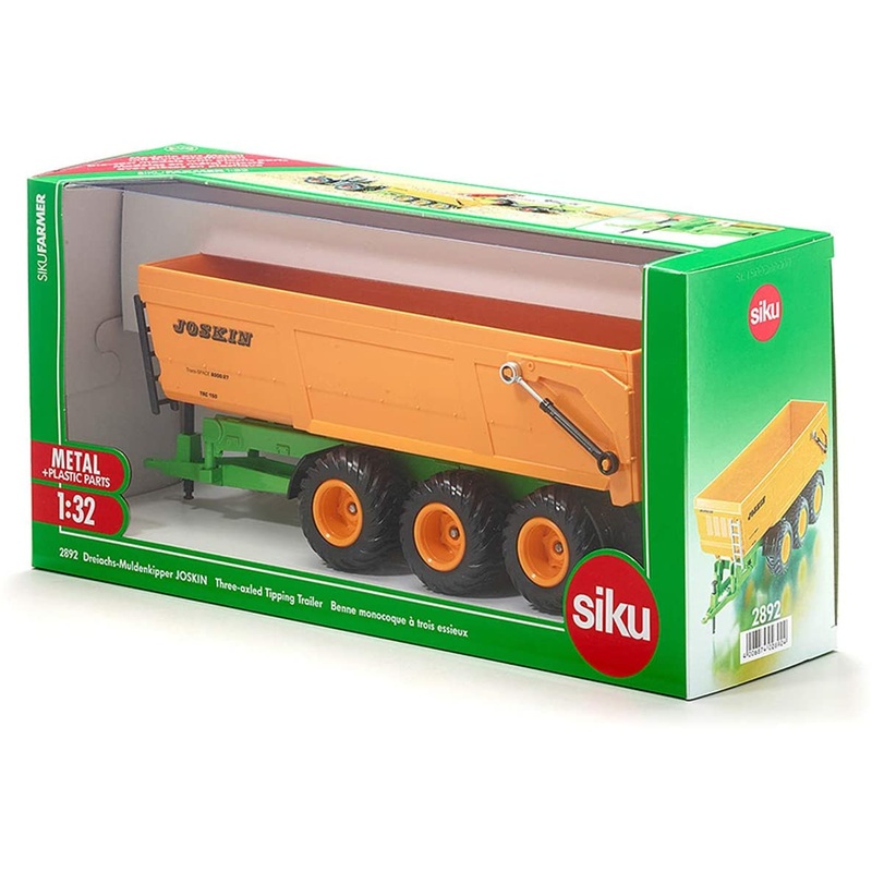 SIKU 2892 TRIPLE-AXLE TIPPING TRAILER 1:32 SCALE