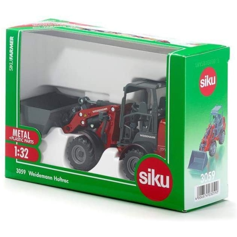 SIKU 3059 WEIDEMANN HOFTRAC FOUR WHEEL LOADER 1:32 SCALE