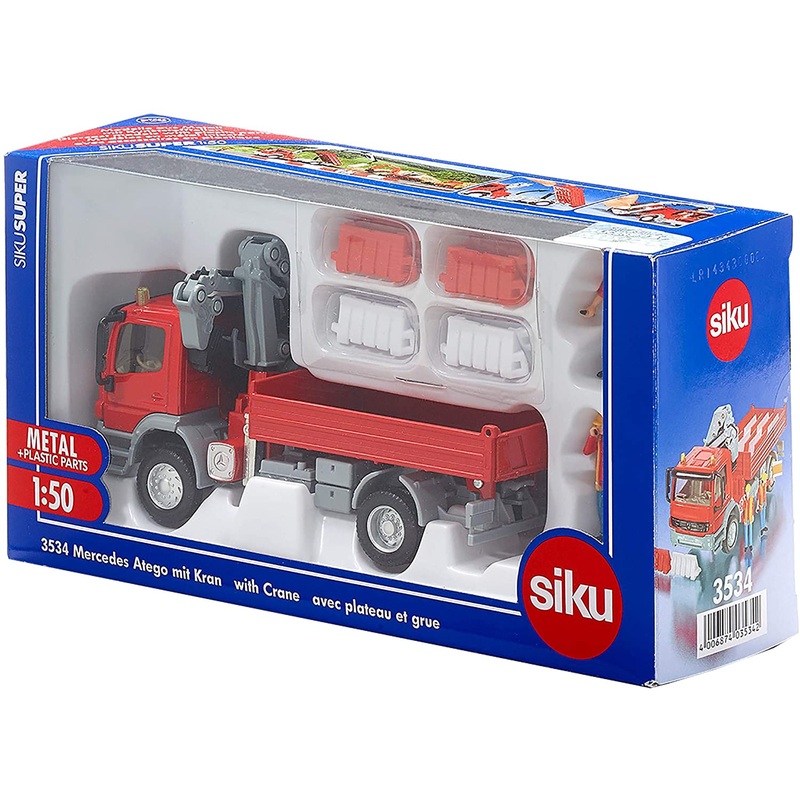 SIKU 3534 MERCEDES ATEGO WITH CRANE 1:50 SCALE