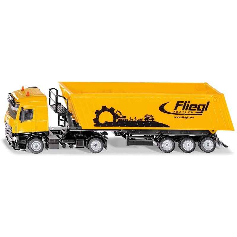 SIKU 3537 MERCEDES LORRY WITH TIPPING TRAILER 1:50 SCALE