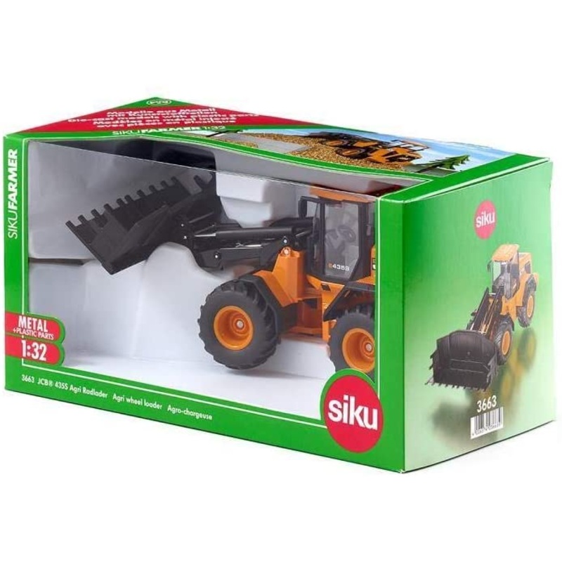 SIKU 3663s JCB AGRI WHEEL LOADER 1:32 SCALE
