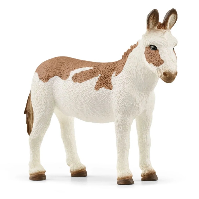 SCHLEICH 13961 FARM LIFE AMERICAN SPOTTED DONKEY