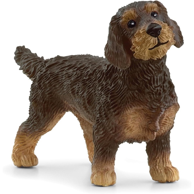 SCHLEICH 13972 FARM LIFE WIRE HAIRED DACHSHUND