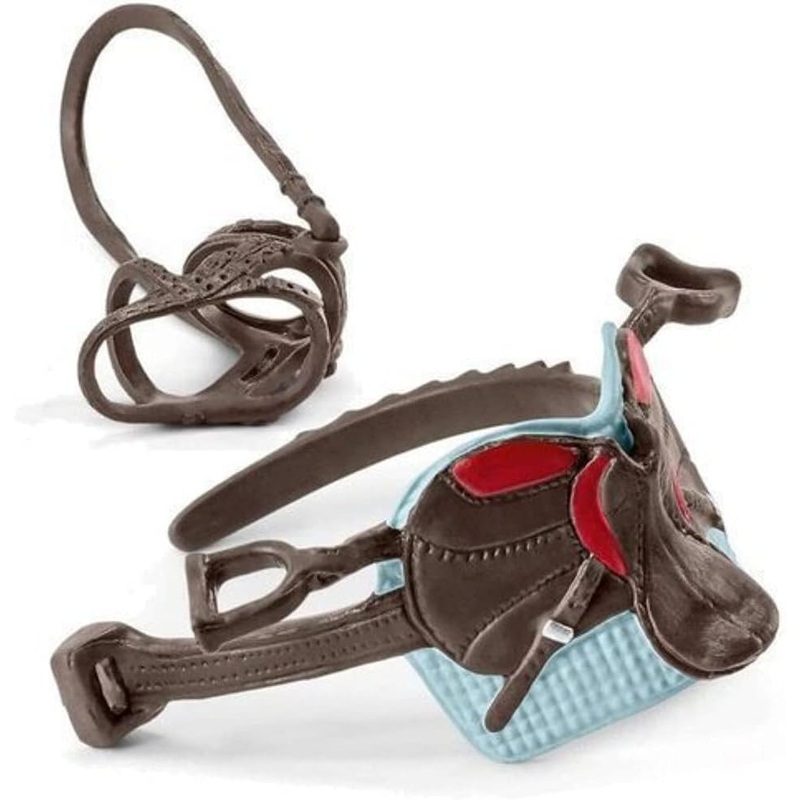 SCHLEICH 42489 HORSE CLUB SADDLE & BRIDLE HANNAH & CAYENNE