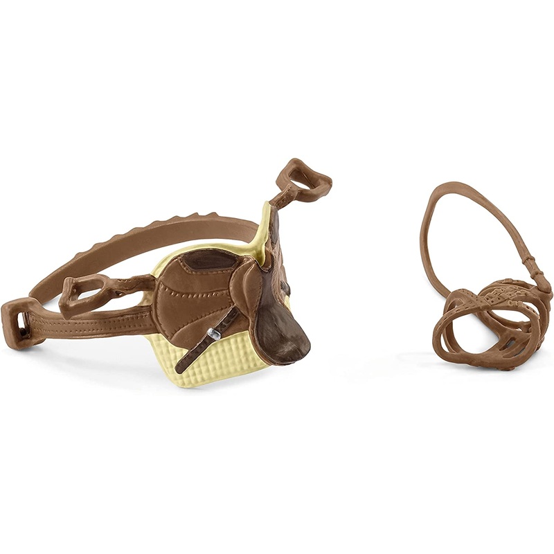 SCHLEICH 42492 HORSE CLUB SADDLE AND BRIDLE SARAH AND MYSTERY