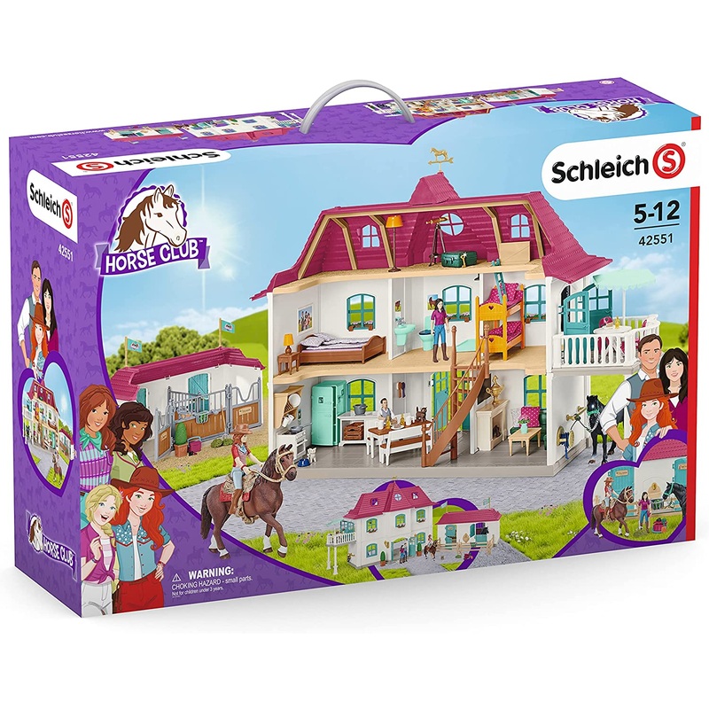 SCHLEICH 42551 HORSE CLUB LAKESIDE COUNTRY HOUSE AND STABLES