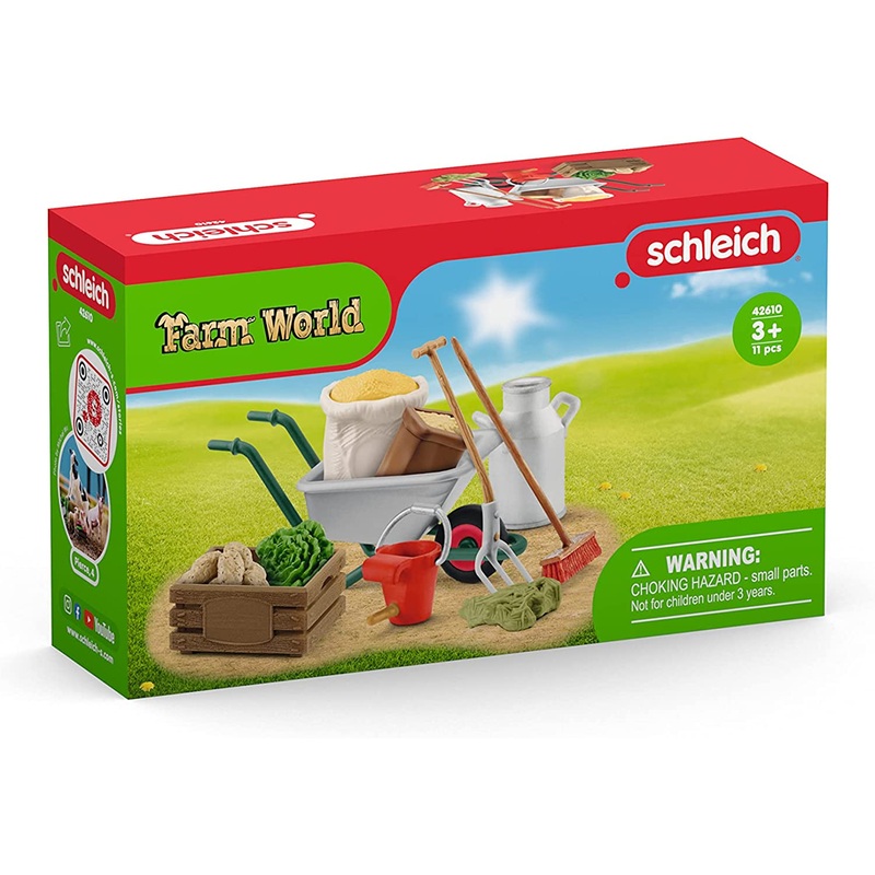 SCHLEICH 42610 FARM WORLD STABLE CARE ACCESSORIES