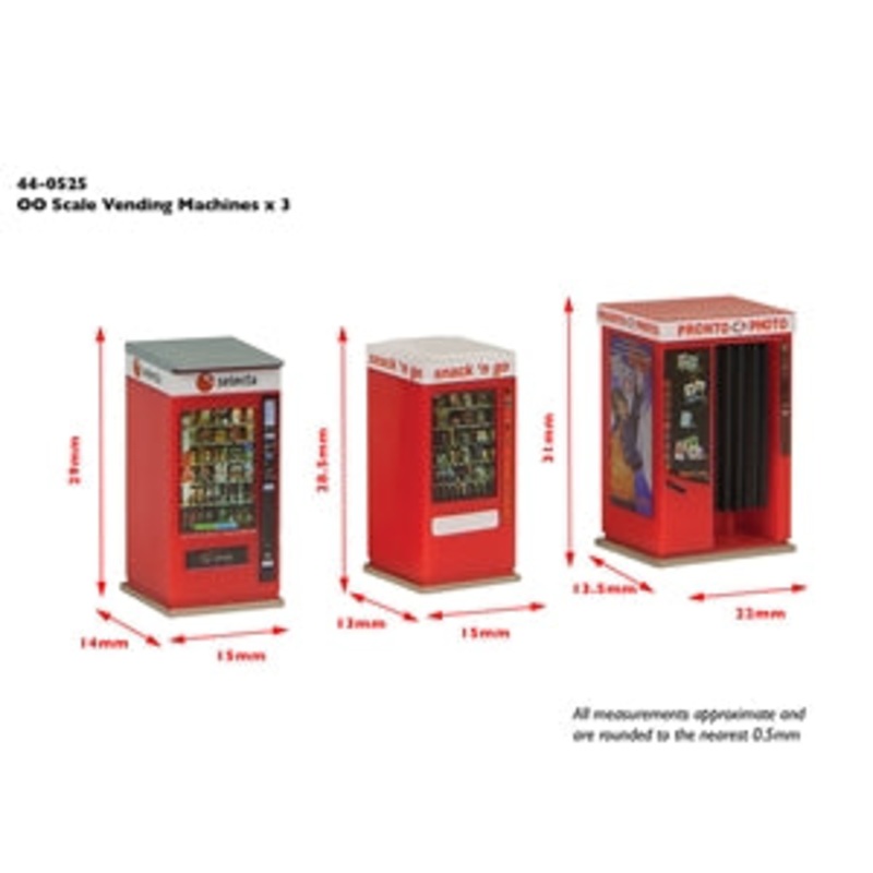 SCENECRAFT 44-0525  CONCOURSE MACHINES OO SCALE