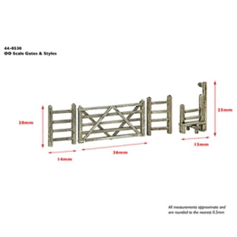 SCENECRAFT 44-0530 Stile and Gates