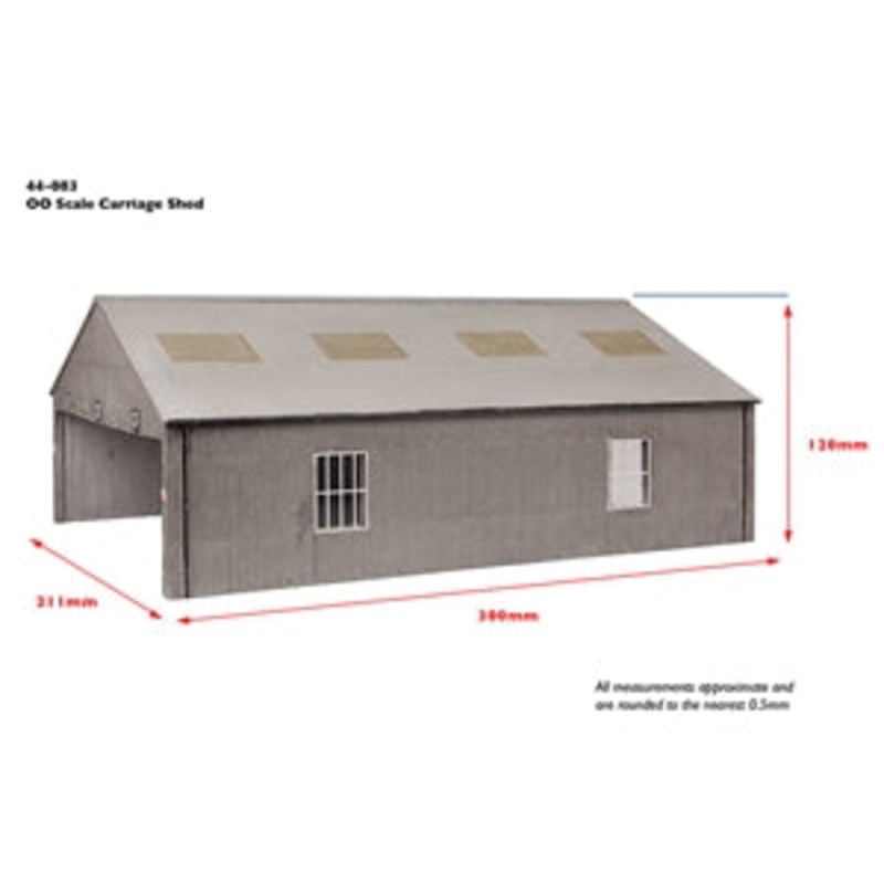 SCENECRAFT 44-083 CARRIAGE SHED