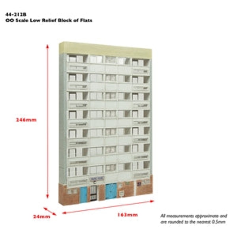 SCENECRAFT 44-212B  LOW RELIEF BLOCK OF FLATS