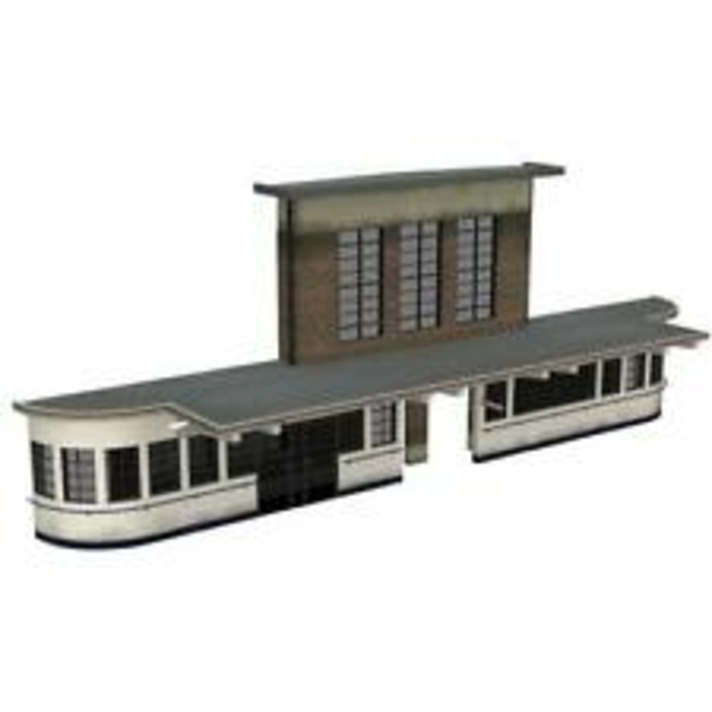SCENECRAFT 44-220 LOW RELIEF ART DECO STATION