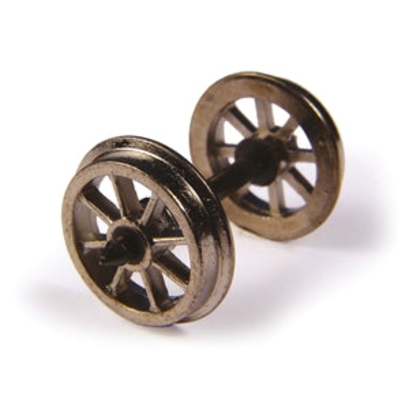 BACHMANN 36-014 METAL SPOKED WAGON  WHEELS X10