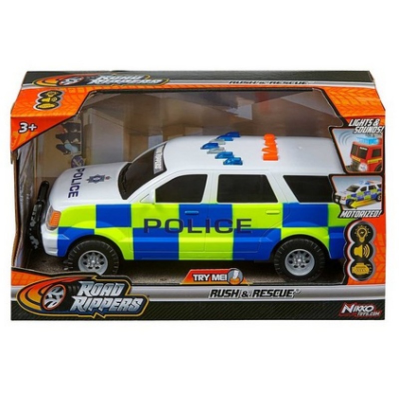 ROAD RIPPERS 20244 RUSH & RESCUE 12" POLICE SUV WITH LIGHTS AND SOUNDS