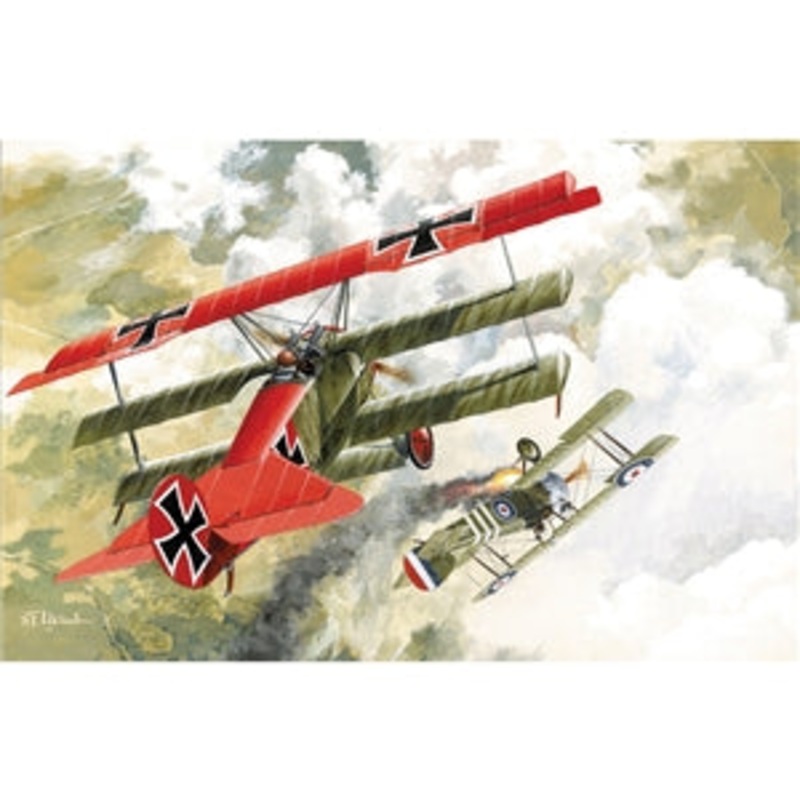 RODEN 010 FOKKER DR.I 1/72 SCALE