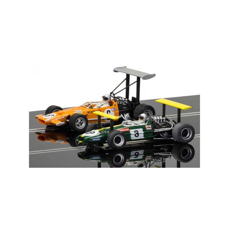 SCALEXTRIC CAR C3589A MCLAREN M7C VS BRABHAM BT26A LTD
