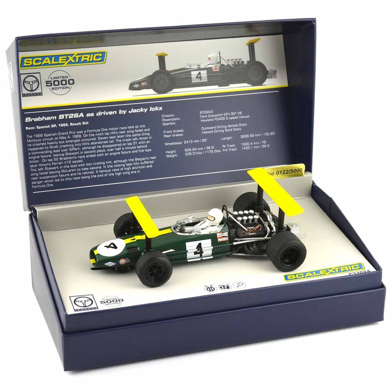 SCALEXTRIC CAR C3702A BRABHAM BT26A