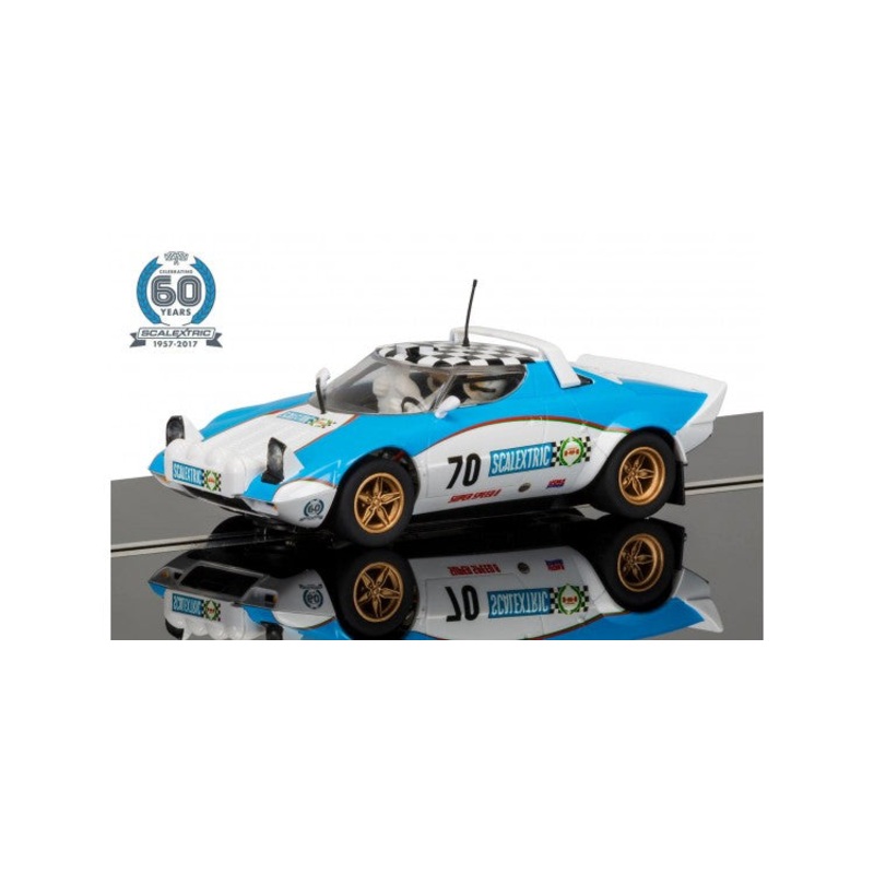 SCALEXTRIC CAR C3827A LANCIA STRATOS 5 OF 7 CELEBRATING 60 YEARS