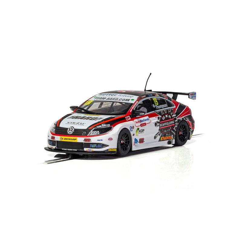 SCALEXTRIC CAR C4016 VOLKSWAGEN CC 2018 BRITISH TOURING CAR CHAMPIONSHIP NO19